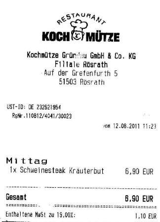 idtz Hffner Kochmtze Restaurant